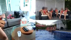 คลิปหลุด bitchygang เหล่าสาวๆ ชุดแดงโชว์ตัวเปลือยเซ็กซี่ Onlyfans