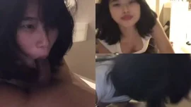 หลุด สาวผมสั้นเงยหน้าขึ้นเลียหัวควยอย่างเสียว Onlyfans