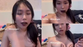 คลิปฟรี alicejungxx สาวนมโตผมดำบีบหัวนมอมช็อกโกแลต OnlyFans