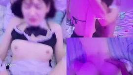 หลุด kaitun07 สาวหุ่นเซ็กซี่ชุดเมดดำคร่อมเย็ดหีห้องไฟม่วง OnlyFans