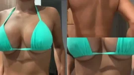 bruluccas25 สาวใส่บิกินี่เขียวโชว์นมโตหีเนียนถอดเสื้อชั้นบน OnlyFans